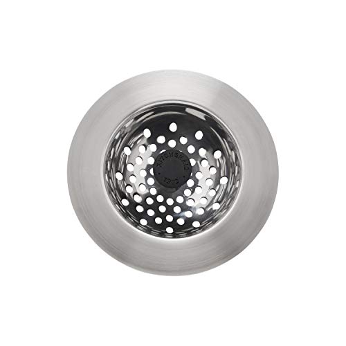 KitchenAid Stainless Steel Sink Strainer, Black