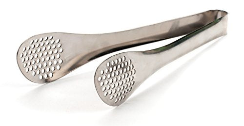 RSVP Endurance Stainless Steel Straining Tongs, 10-inch