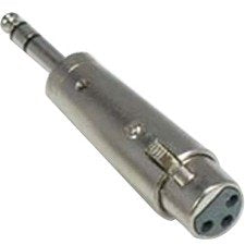 QVS 1/4 Male to XLR Female Audio Adaptor