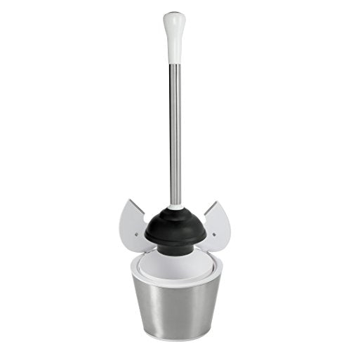 OXO Good Grips Stainless Steel Toilet Plunger and Canister