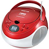 NAXA NPB-252 Electronics Portable Boombox MP3/CD Player - Assorted Colors