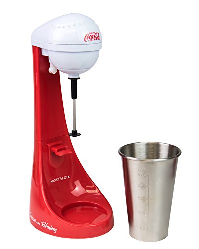 Nostalgia MLKS100COKE Coca-Cola Limited Edition Two-Speed Milkshake Maker