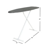 Seymour Home Adjustable Height, T-Leg Ironing Board With Perforated Top - Assorted Colors