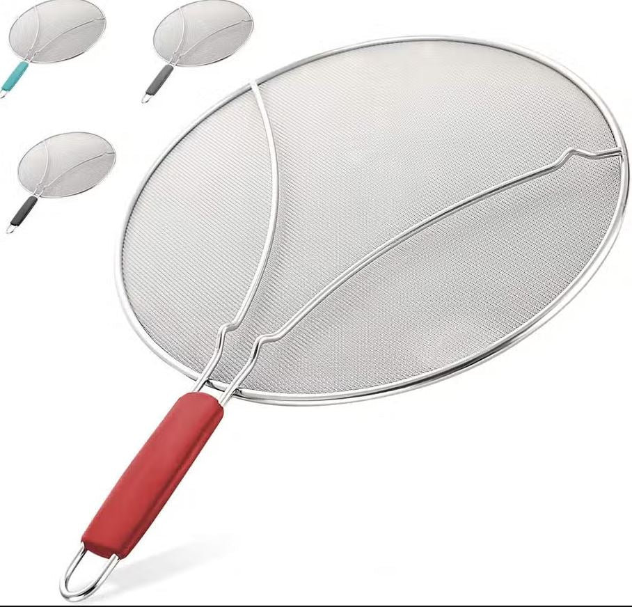 Zulay Splatter Screen For Frying Pan, Stainless Steel - Assorted Colors