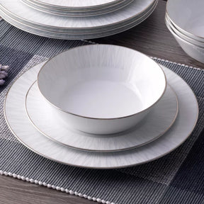 Noritake Glacier Platinum Porcelain Dinnerware, Assorted Styles