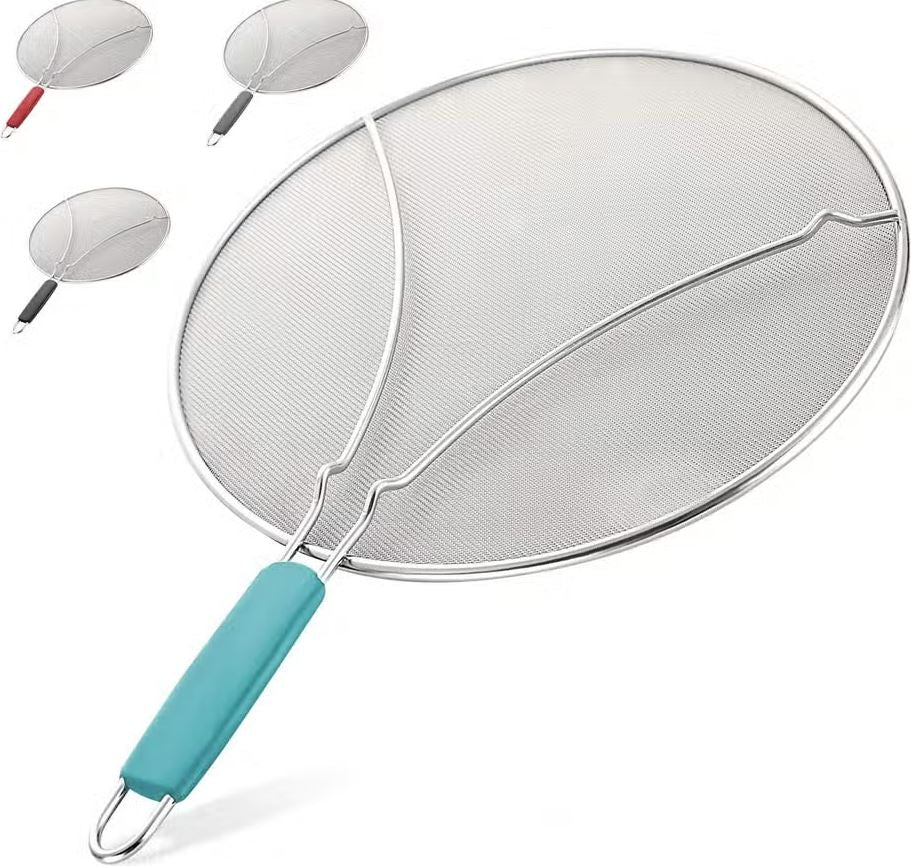 Zulay Splatter Screen For Frying Pan, Stainless Steel - Assorted Colors