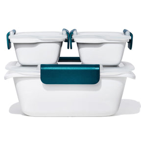 OXO Good Grips Prep & Go 20 Piece Set | Leakproof Food Storage | Ideal for leftovers, meal prep and work lunches | BPA Free | Microwave Safe | Dishwasher Safe | Freezer Safe | Odor and Stain Resistant