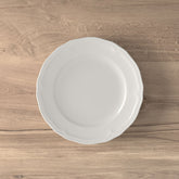 Villeroy & Boch Manoir Premium Porcelain White Dinnerware, Assorted Style Plates