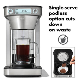 OXO BREW 12 CUP COFFEE MAKER WITHPODLESS SINGLE-SERVE FUNCTION