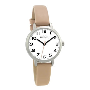 Ferenzi Arabic Numbers Analog Watch Ladies - Assorted Colors