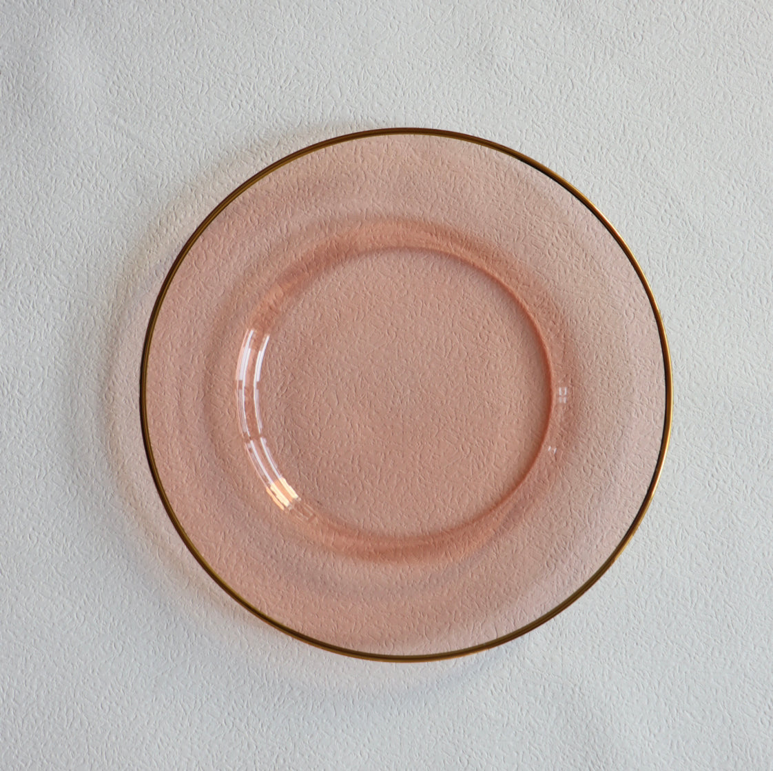 Vikko Decor Platinum Gold Rimmed Colored Glass Charger 13" - Assorted Colors