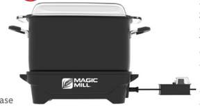 Magic MIll Slow Cooker, Cool Touch Handles & Flat Glass Cover, Assorted Sizes