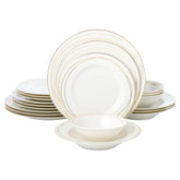 Joseph Sedgh Sisi Bone China 20 Piece Dinnerware Set, Service for 4