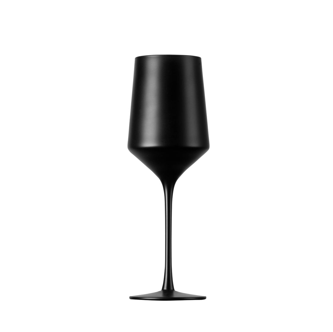 Vikko Decor - Matte Hand Blown Wine Glass, 11 Oz, Set Of 6 - Assorted Colors