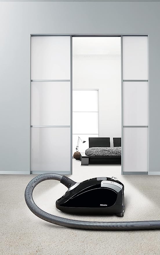 Miele Compact C1 Turbo Team PowerLine Vacuum, Obsidian Black