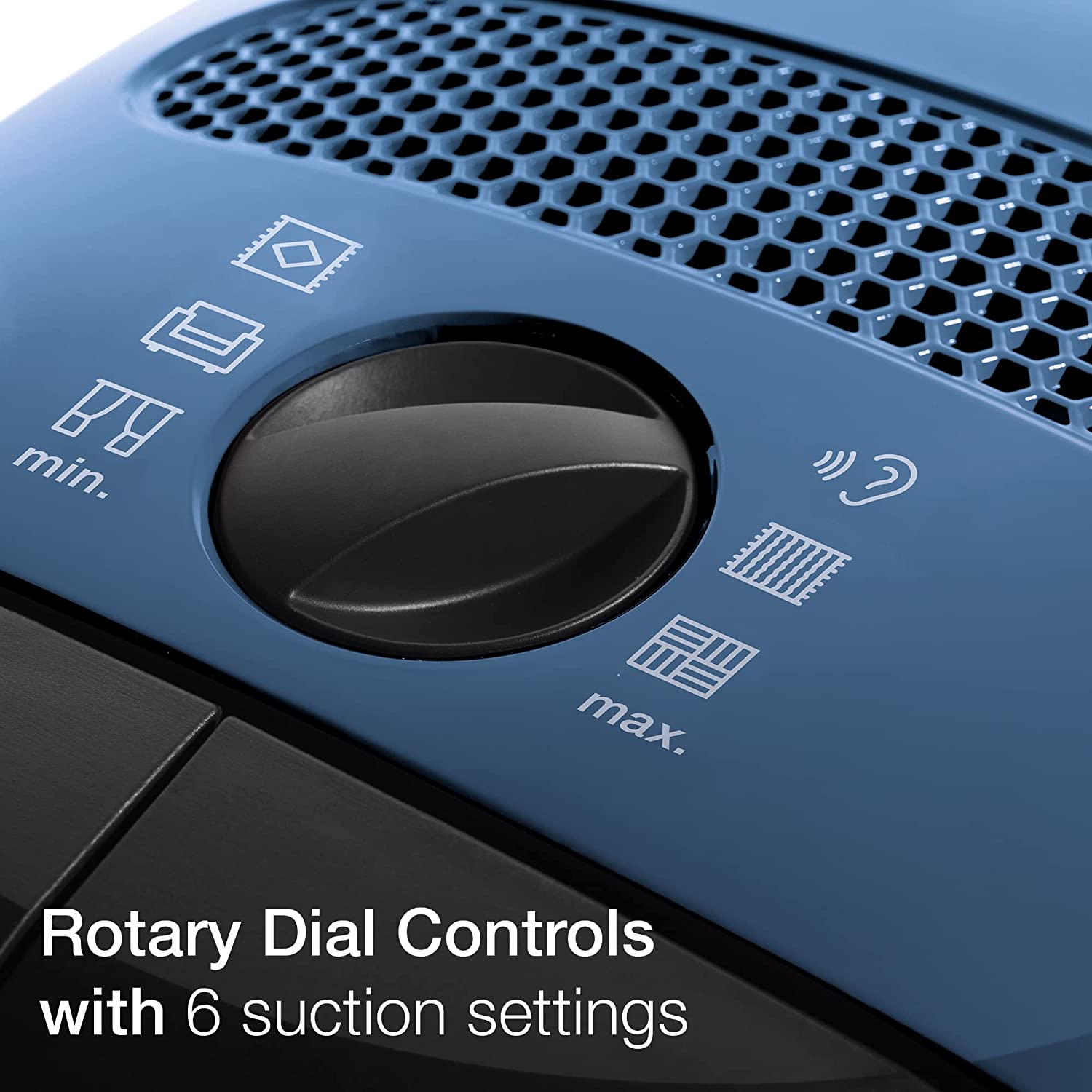 Miele Classic C1 Turbo Team Canister Vacuum Cleaner, Mystique Blue