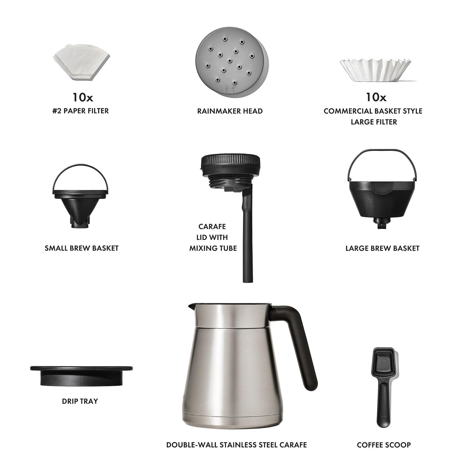 OXO BREW 12 CUP COFFEE MAKER WITHPODLESS SINGLE-SERVE FUNCTION