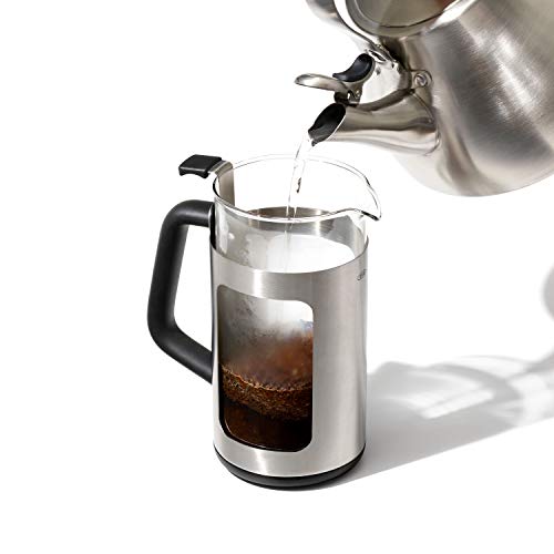 OXO Brew Stainless Steel French Press Coffee Maker ? 32oz