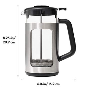 OXO Brew Stainless Steel French Press Coffee Maker ? 32oz