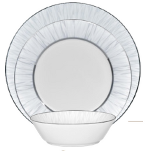 Noritake Glacier Platinum Porcelain Dinnerware, Assorted Styles