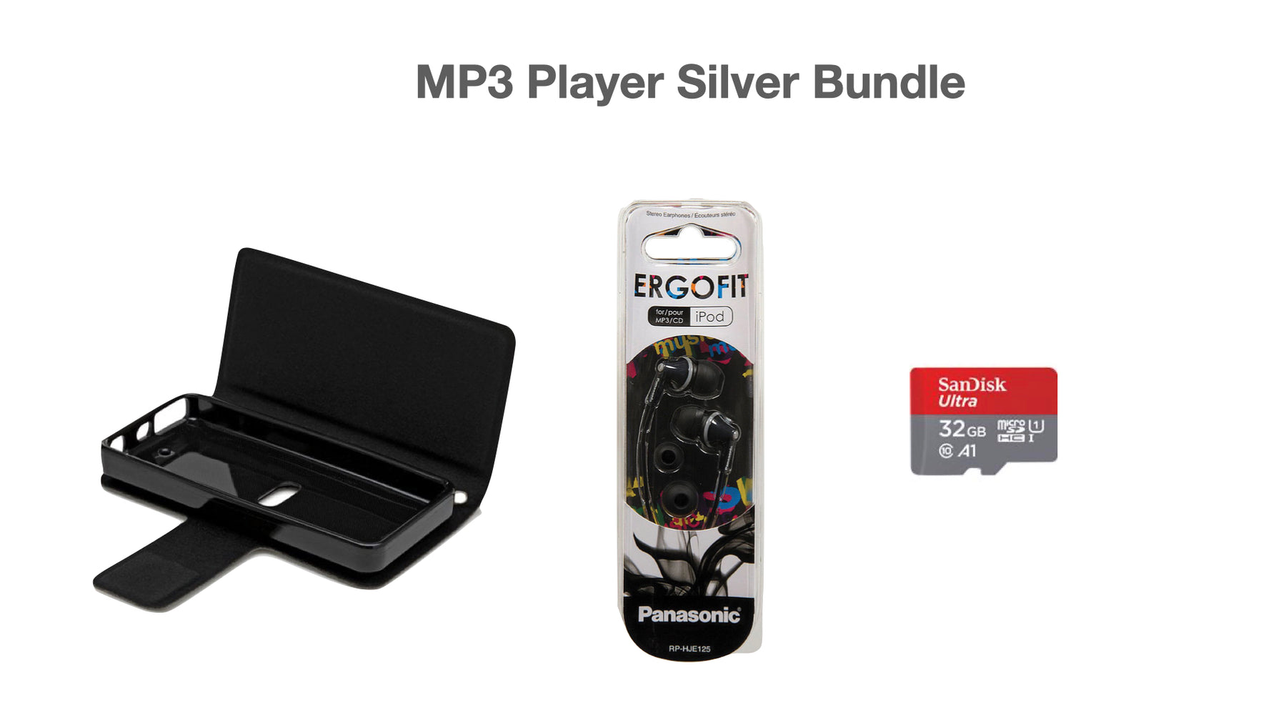 Chanuka Special - MP3 Player Silver Bundle, Assorted Styles