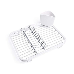 Umbra Sinkin Dish Drying Rack with Removeable Cutlery Holder for Sink or Countertop - Assorted Colors
