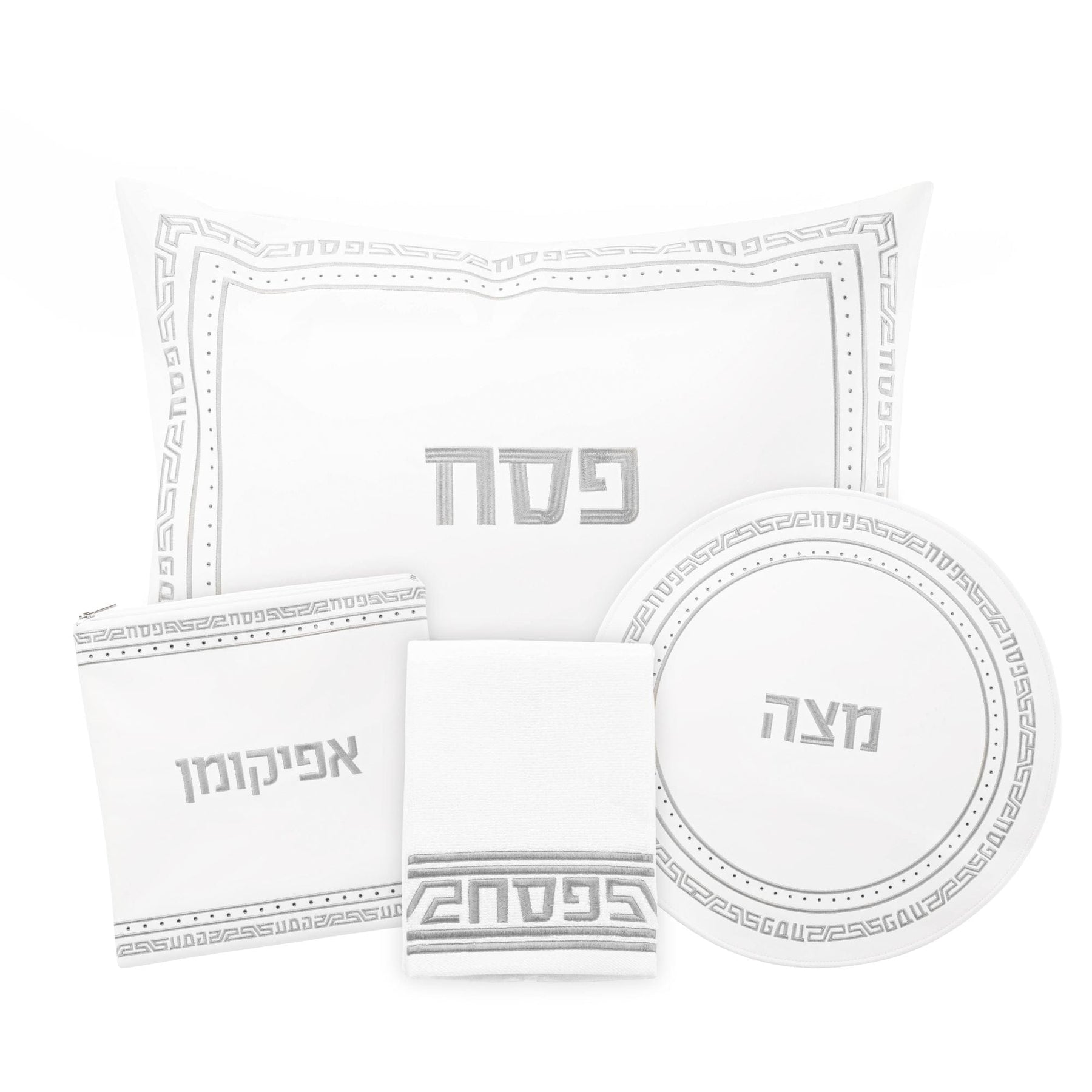 Waterdale PU Leather Pesach Set, Embroidered Crystal Stone, Assorted Colors