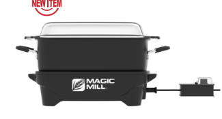 Magic MIll Slow Cooker, Cool Touch Handles & Flat Glass Cover, Assorted Sizes