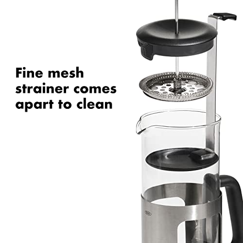 OXO Brew Stainless Steel French Press Coffee Maker ? 32oz
