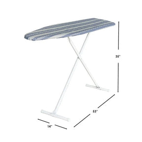 Seymour Home Adjustable Height, T-Leg Ironing Board With Perforated Top - Assorted Colors