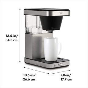 OXO Brew 8 Cup Coffee Maker, Stainless Steel,Black