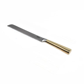 A&M Judaica Stainless Steel Challah Knife Gold Handle 13" - Assorted Styles
