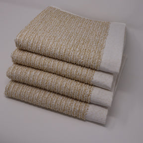 European Art Gild Gold Black Hand Towel 19x30