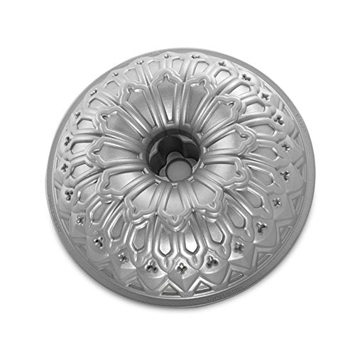 Nordic Ware 9 Cup Stained Glass Bundt Pan, Metallic