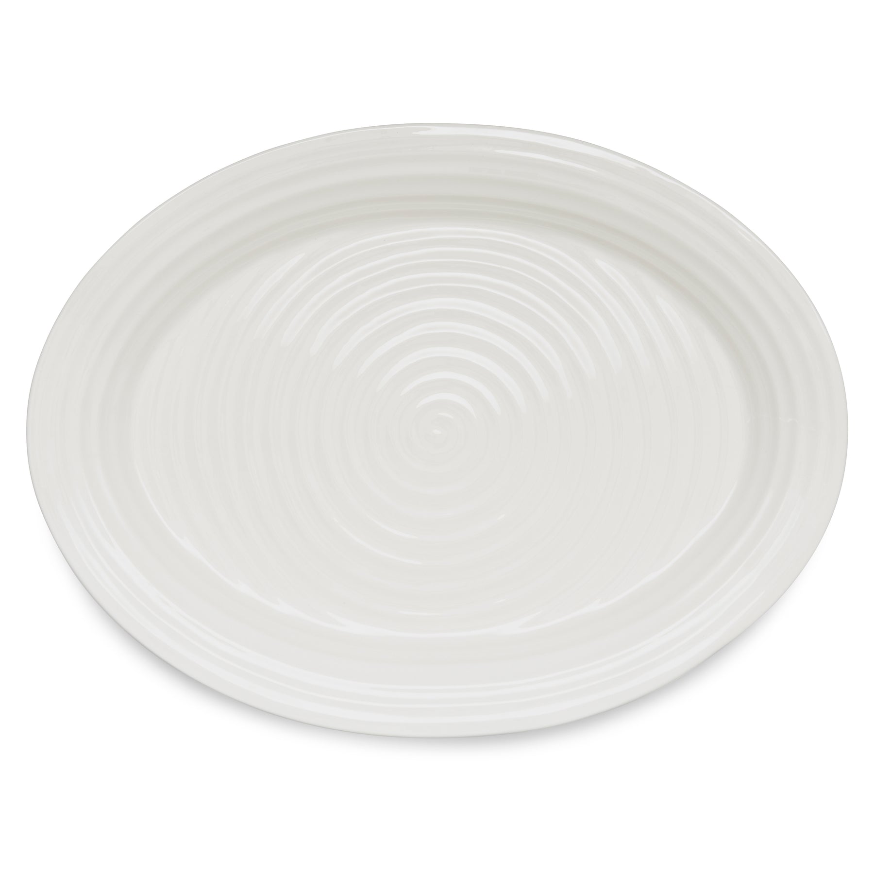 Portmeirion Sophie Conran White Large Oval Platter - Porcelain