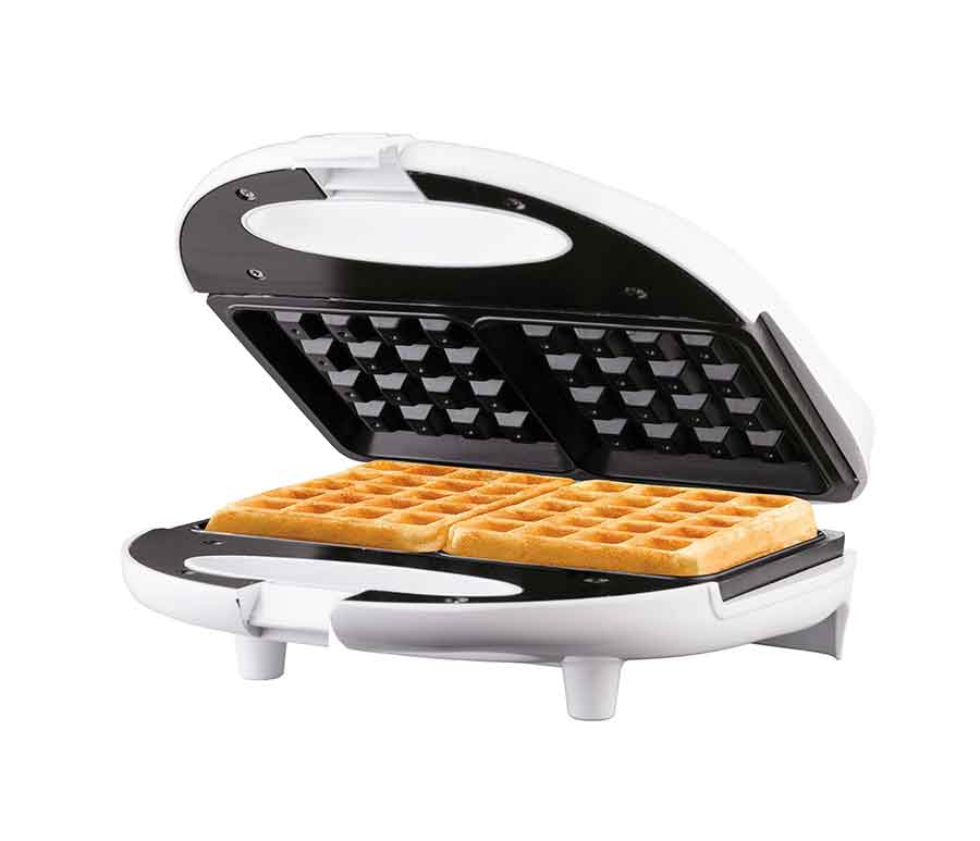 Brentwood - Non-Stick Dual Waffle Maker, White
