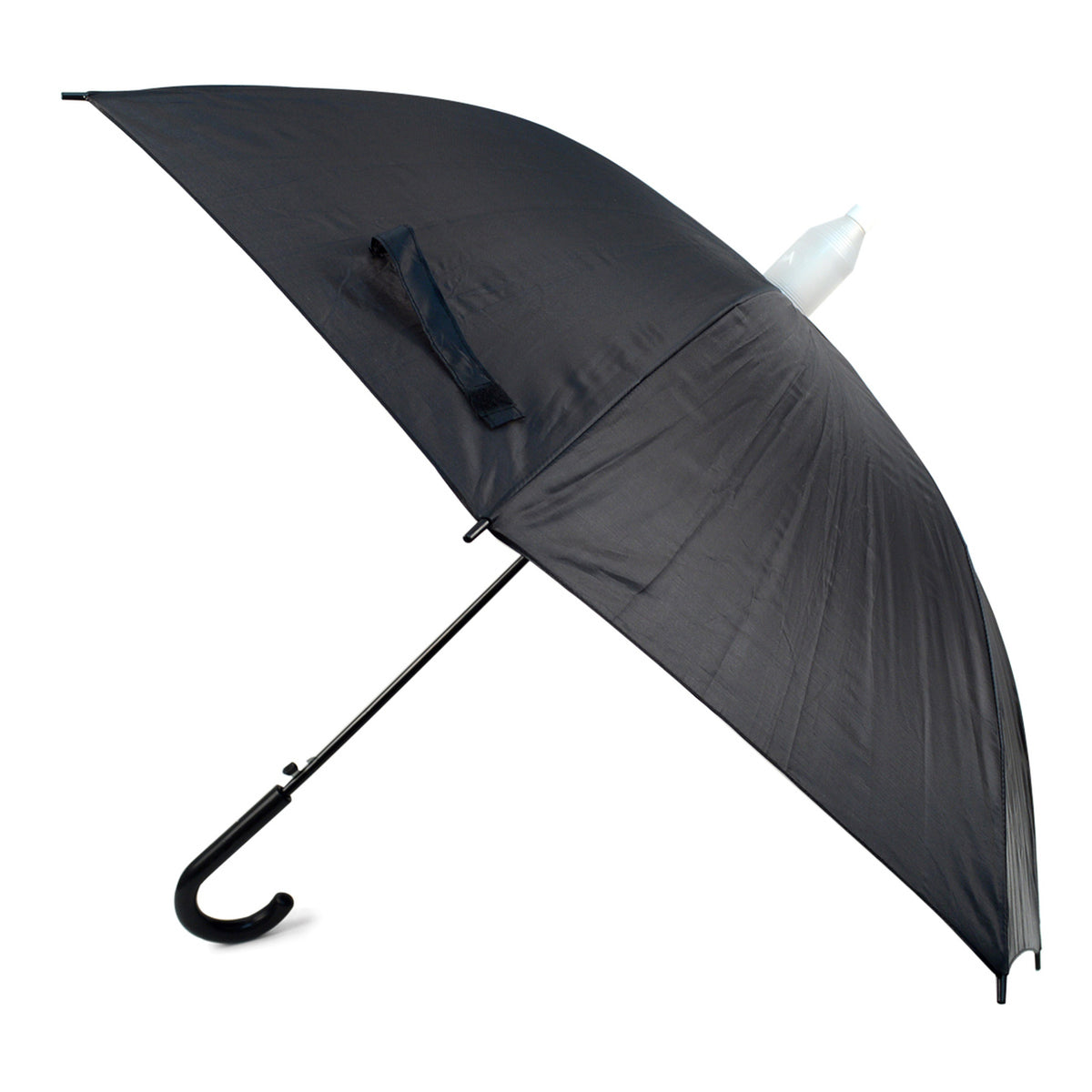 Selini Auto Open, Black, Canopy Umbrella with Plastic Cover