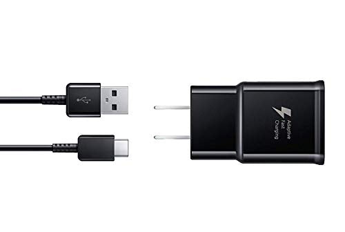 Samsung Fast Charge USB-C 15W Wall Charger for Galaxy Note 8, 9, Galaxy S8, S8+, S9, S9+, S10, S10+, S10E - Black
