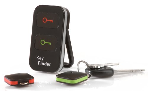 Tech Tools Wireless Key Finder with 2 Color Coded Keychain Receivers (2 AAA Batteries - Not Included)