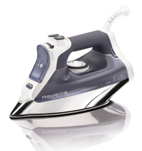 Rowenta DW8080 1700W Pro Master Iron Micro Steam Iron Stainless Steel Soleplate with Auto-Off, 400-Hole