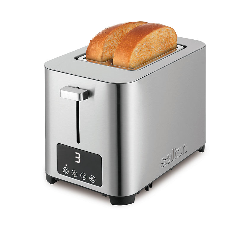 Salton Digital 2 Slice Toaster, Stainless Steel