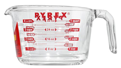 Pyrex Wet Measuring Cup 8 oz - SANE - Sewing and Housewares