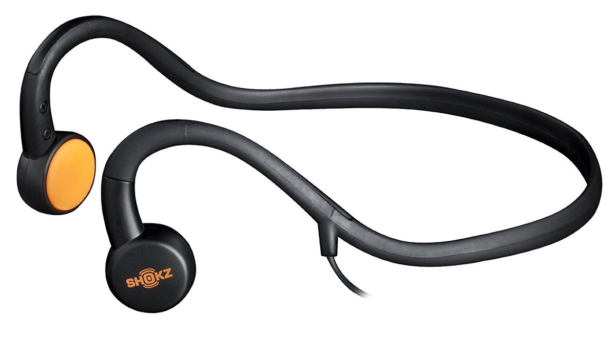 Aftershokz AS400 Sportz 3 Open Ear Behind the Head Stereo Headphones, Black