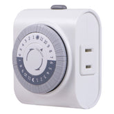 GE Indoor Plug-In 24-Hour Big-Button Mechanical Timer