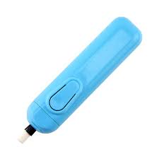 Battery Operated Electric Eraser, Blue (requires 2 x AAA batteries)