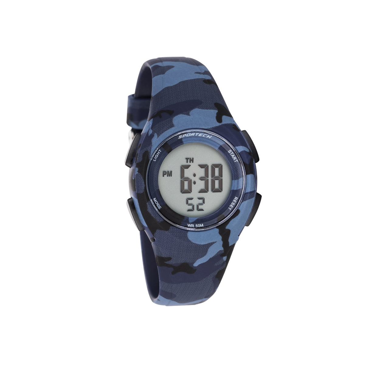 Sportech Camouflage Blue Digital Children's Watch