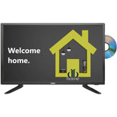 Naxa 24" LED TV with DVD and USB Player, 720p, Includes Car Adapter and Mount, Remote