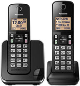 Panasonic KX-TGC352B Dect 6.0 2-Handset Cordless Telephone, Black - Caller Block; Silent Mode; Battery Saving Mode; NOT Wall Mountable; Hearing Aid Compatible, No belt clip; Expandable Up to 6 Handsets