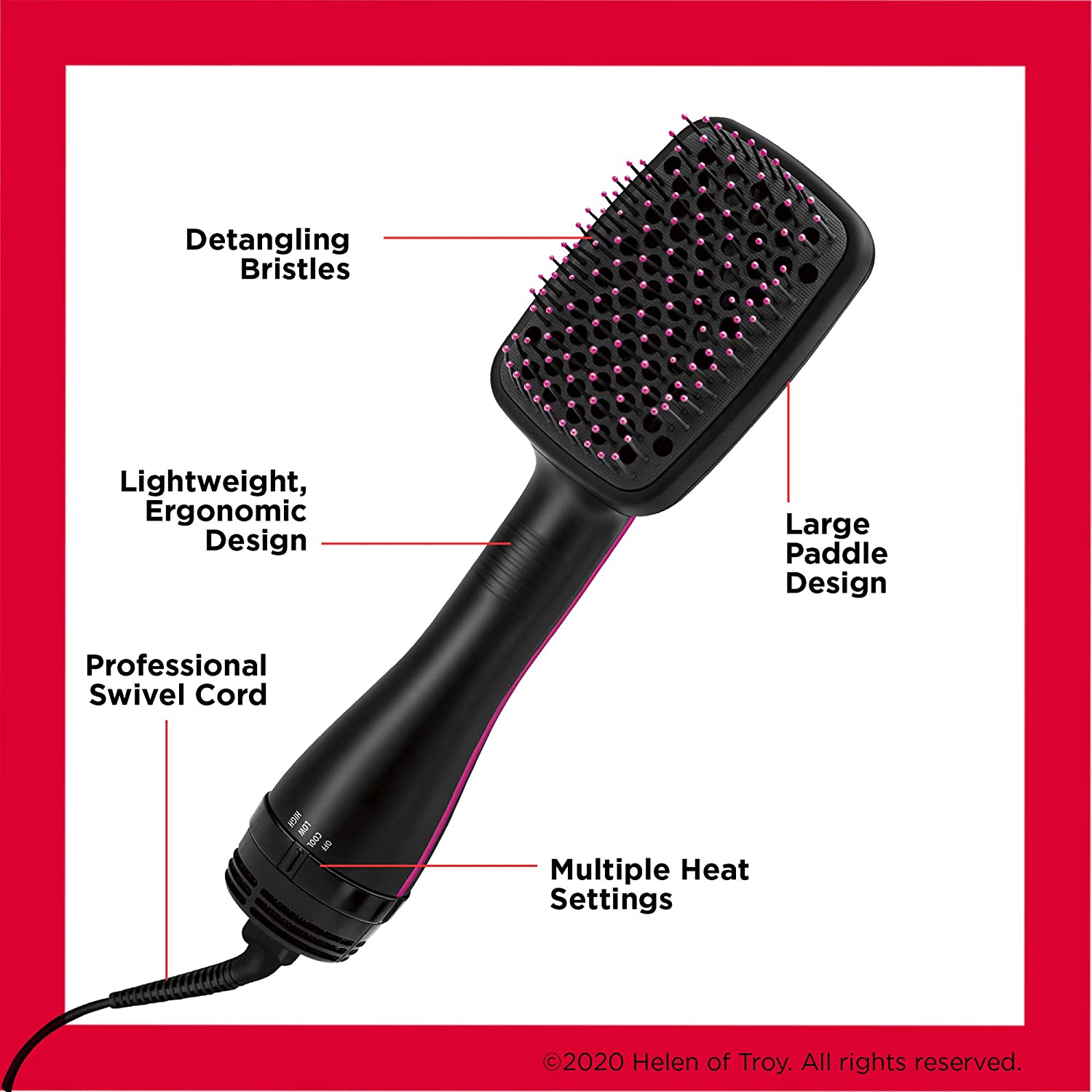 Revlon Salon One-Step Hair Dryer Styler, Black - Main Image