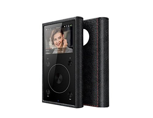 FiiO LC-X1221 Leatherette Case for X1 2nd Generation High Resolution Audio Player (Black with Red Seam)
